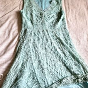 Stretch lace dress.